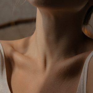 woman in white tank top